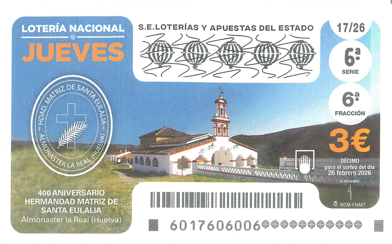 loteria nacional del jueves dia 15 